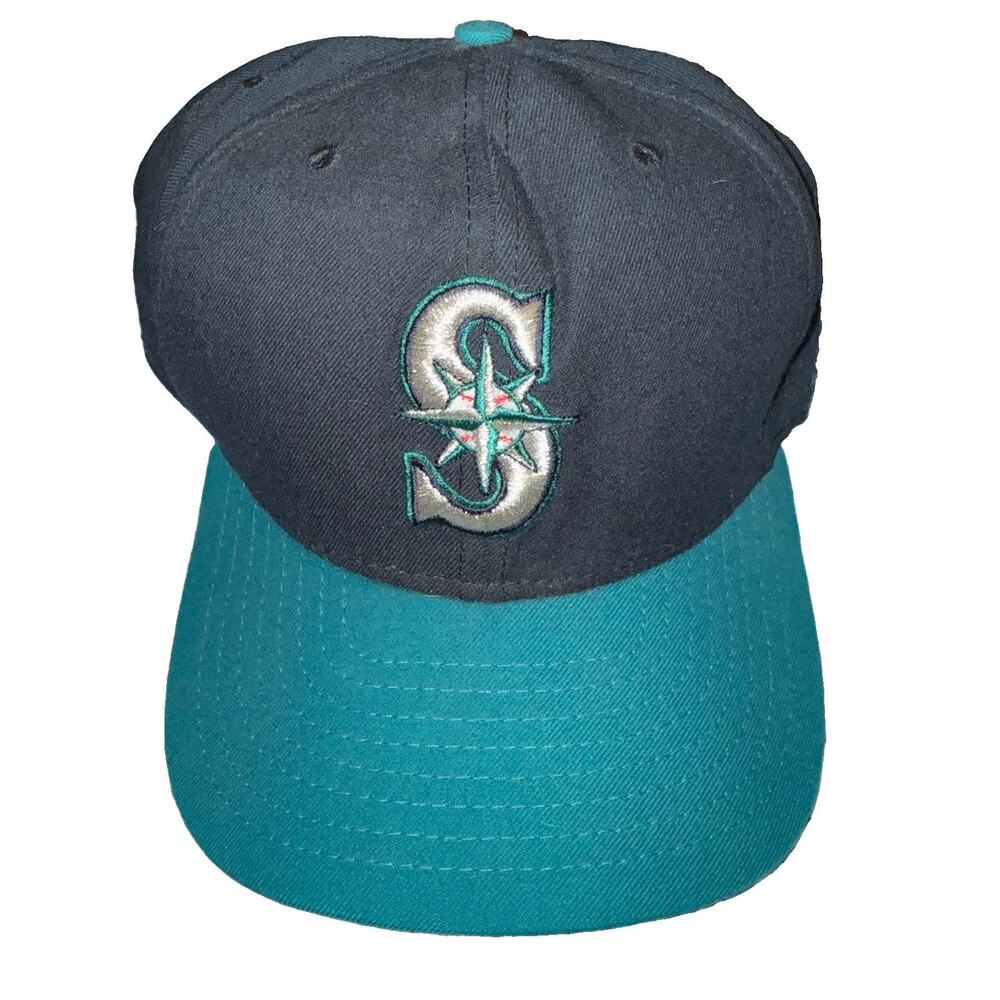 Vintage 90s Seattle Mariners MLB Baseball New Era Pro Model Hat Cap USA